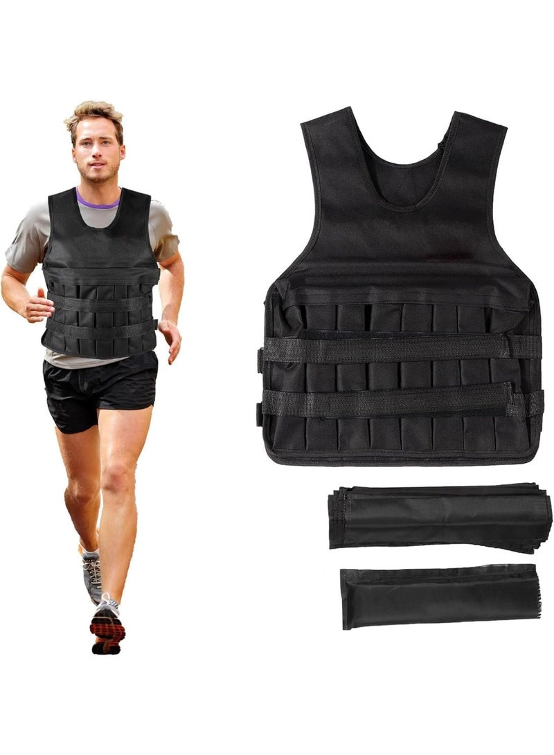 SportQ Fitness Training Equipment Adjustable Weight Vest for Strength Training Running Breathable Material Comfortable Body Perfect for Gym and Home Workout - Image 1